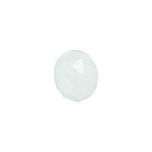 Glasschliff-Diskus Perle, 6 mm, 12 Stk, Mint Milchig