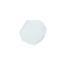 Glasschliff-Kandis Perle, 6 mm, 12 Stk, Mint Milchig