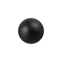Renaissance Glasperle, rund, 3 mm, 120 Stk, Schwarz Matt