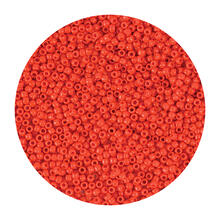 Rocailles-Perlen Itoshii, 2,2 mm, 12 g, Orange Opak
