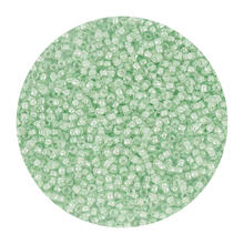 Rocailles-Perlen Itoshii, 2,2 mm, 12 g, Mint Transparent