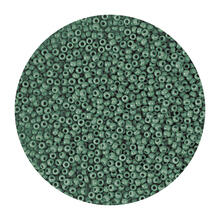 Rocailles-Perlen Itoshii, 2,2 mm, 12 g, Smaragd Opak