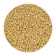 Rocailles-Perlen Itoshii, 2,2 mm, 12 g, Gold Metallic