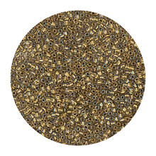 Rocailles-Perlen Itoshii, 2,2 mm, 12 g, Gold Dunkel Transparent