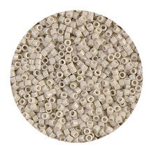 Rocailles-Perlen Itoshii Tube, 2 mm, 7 g, Creme Opak