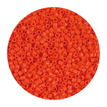 Rocailles-Perlen Itoshii Tube, 2 mm, 7 g, Orange Opak