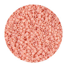 Rocailles-Perlen Itoshii Tube, 2 mm, 7 g, Rosa Opak