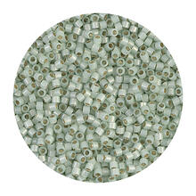 Rocailles-Perlen Itoshii Tube, 2 mm, 7 g, Mint Transparent