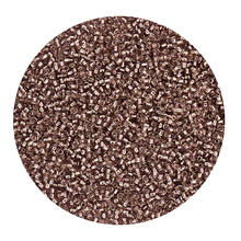 Rocailles-Perlen Itoshii Mini, 1,5 mm, 10 g, Rosa Transparent