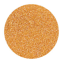 Rocailles-Perlen Itoshii Mini, 1,5 mm, 10 g, Gelbgold Transparent