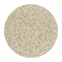 Rocailles-Perlen Itoshii Mini, 1,5 mm, 10 g, Silber Transparent