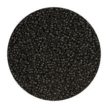 Rocailles-Perlen Itoshii Mini, 1,5 mm, 10 g, Schwarz Opak Matt