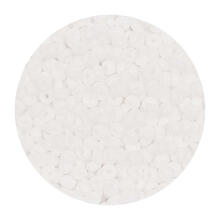Rocailles-Perlen Itoshii, 2,6 mm, 17 g, Wei Opak