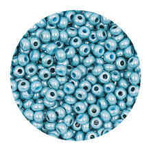 Rocailles-Perlen Itoshii, 2,6 mm, 17 g, Mint Schimmer