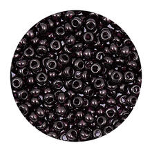 Rocailles-Perlen Itoshii, 2,6 mm, 17 g, Dunkelviolett Transparent