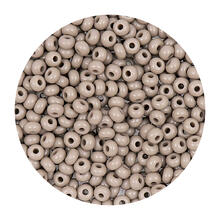 Rocailles-Perlen Itoshii, 2,6 mm, 17 g, Grau Opak