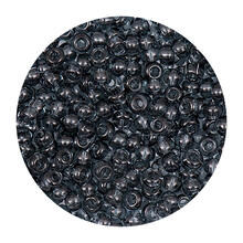 Rocailles-Perlen Itoshii, 2,6 mm, 17 g, Grau Transparent