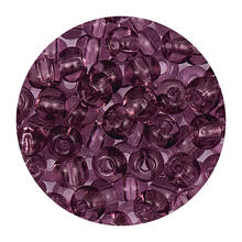 Rocailles-Perlen Itoshii, 4,5 mm, 17 g, Helllila Transparent