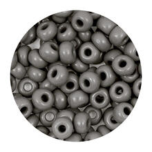 Rocailles-Perlen Itoshii, 4,5 mm, 17 g, Grau Opak