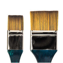 NEU Acrylpinsel ART SCHOOL Synthetic Braun, Grundierpinsel - Verschiedene Größen