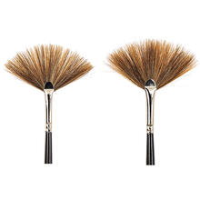 NEU Ölmalpinsel FINE ART Rindshaar, Fächerpinsel - Verschiedene Größen