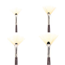 NEU Ölmalpinsel Hobby & Schule ART SCHOOL Borste Hell, Fächerpinsel - Verschiedene Größen