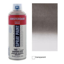 Amsterdam Sprhfarbe 400 ml, Transparentschwarz