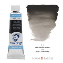 Van Gogh Aquarellfarbe 10ml, Elfenbeinschwarz