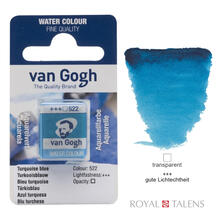 Van Gogh Aquarellfarbe, Trkisblau, 1/2 Napf