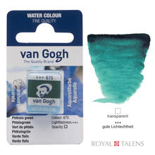 Van Gogh Aquarellfarbe, Phthalogrün, 1/2 Napf