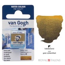 Van Gogh Aquarellfarbe 1/2 Napf, Goldfarbe