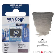 Van Gogh Aquarellfarbe 1/2 Napf, Graphit