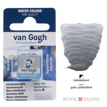 Van Gogh Aquarellfarbe 1/2 Napf Interfer. Wei