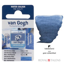 Van Gogh Aquarellfarbe 1/2 Napf Interferenz Blau