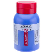 NEU ArtCreation Acrylfarbe, 750 ml, Kobaltblau (Ultramarin)