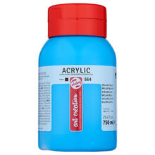 ArtCreation Acrylfarbe, 750 ml, Brillantblau