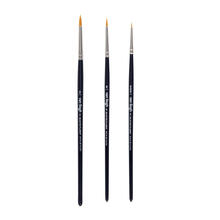 NEU Van Gogh Aquarellpinsel, Synthetik Rund, Set mit 3 Pinseln, No. 000, 0, 2