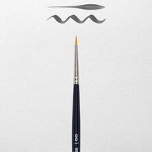NEU Van Gogh Aquarellpinsel, Synthetik Rund, No. 00