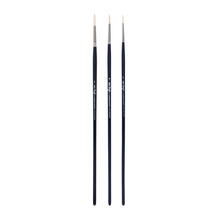 NEU Van Gogh l- & Acrylpinsel, Schweineborste Rund, langer Stiel, 3er Set, No. 2, 4, 6