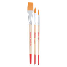 NEU ArtCreation Aquarell-Pinselset, Synthetik, 3 Pinsel sortiert