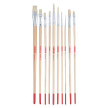 NEU ArtCreation l- & Acrylpinsel, Schweineborste, 10 Pinsel sortiert
