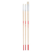 NEU ArtCreation l- & Acrylpinsel, Schweineborste Flach, 3er Set, No. 4, 8, 16