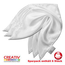 Seiden-Tuch Sparpack,45x45 cm, Pong 05, 6 St.