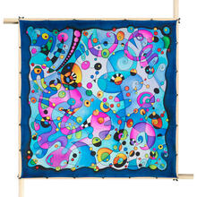 Gutta-Tuch 90x90, Pong� 08, Motiv Mirio