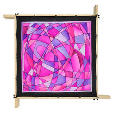 Gutta-Tuch 55x55, Pong� 08, Motiv Whirl