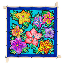 Gutta-Tuch 55x55, Pong� 08, Motiv Bouquet