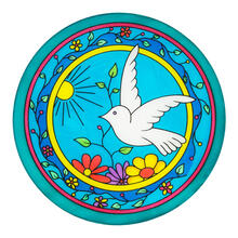 Gutta-Fensterbild 20cm, Pong� 08, Birdy