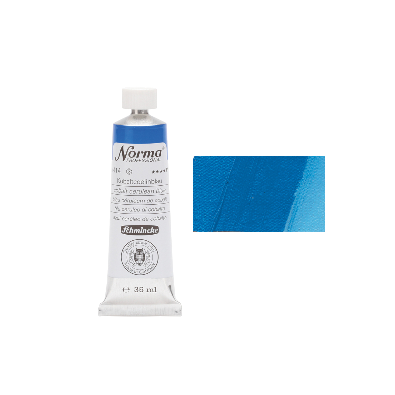 Schmincke Norma Prof., 35ml, Kobaltcoelinblau