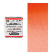 Horadam Aquarell 1/2 Npfchen, Permanentrot orange