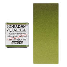 Horadam Aquarell 1/2 Näpfchen, Olivgrün gelblich